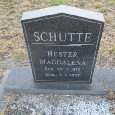 SCHUTTE Hester Magdalena 1910-1995