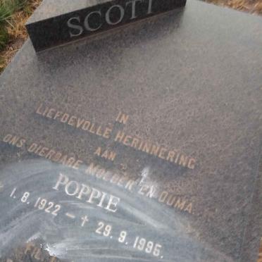 SCOTT Poppie 1922-1995