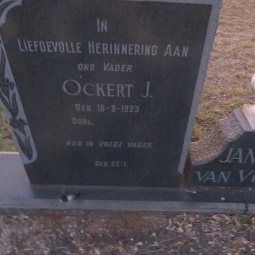 VUREN Ockert J., Jansen van 1923- &amp; Magdalena J.S. JACOBS 1927-1959