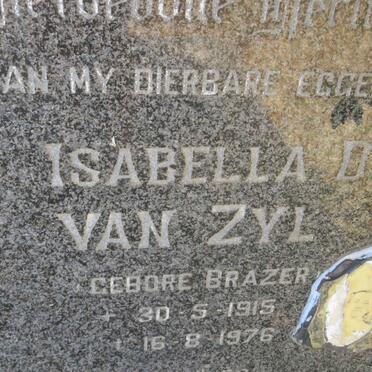 ZYL Isabella D., van nee BRAZER 1915-1976