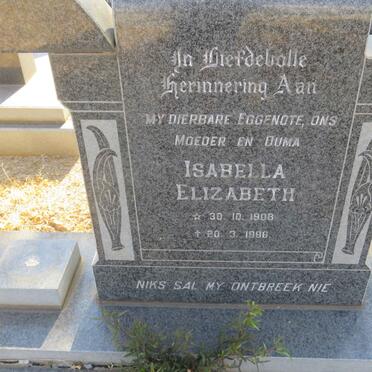 ? Nicolaas Johannes 1904-1977 &amp; Isabella Elizabeth 1908-1996