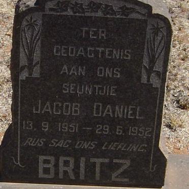 BRITZ Jacob Daniel 1951-1952