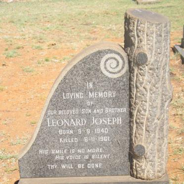 BROPHY Leonard Joseph 1940-1961