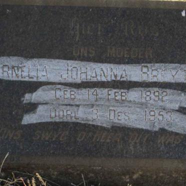 BREYTENBACH Cornelia Johanna 1892-1953