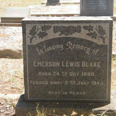 BLAKE Emerson Lewis 1889-1943
