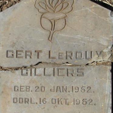 CILLIERS Gert Le Roux 1952-1952