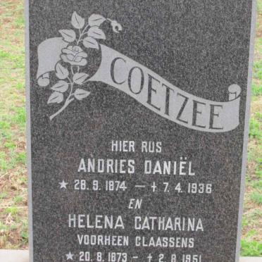 COETZEE Andries Daniël 1874-1936 &amp; Helena Catharina CLAASSENS 1873-1951