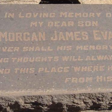 EVANS Morgan James 1892-1947