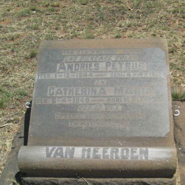 HEERDEN Andries Petrus, van 1844-1912 &amp; Catherina Maria 1849-1937