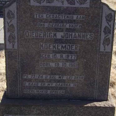 KOEKEMOER Diederick Johannes 1877-1961