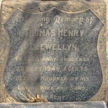 LLEWELLYN Thomas Henry -1948 &amp; Helen ANAND 1888-1969