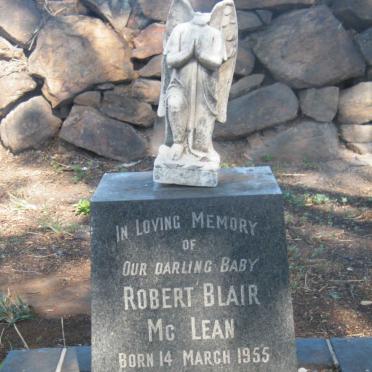 Mc LEAN Robert Blair 1955-1956