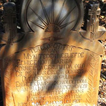 OTTO Mariea Cornieliea Gertrijida nee PIENAAR 1879-1901