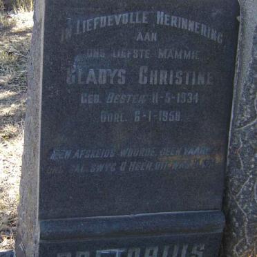 PRETORIUS Gladys Christine nee BESTER 1934-1958