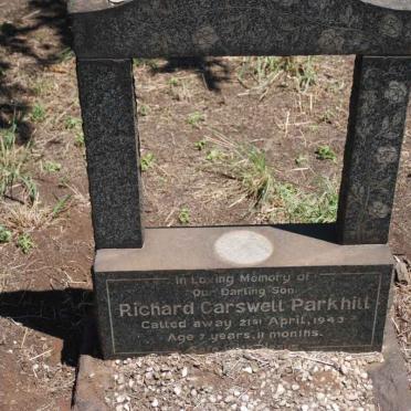 PARKHILL Richard Carswell -1943