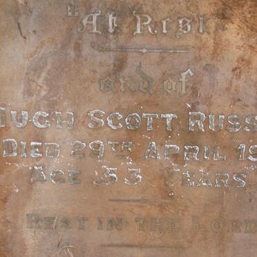 RUSSELL Hugh Scott -1920
