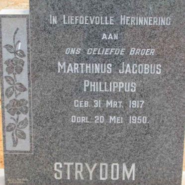 STRYDOM Marthinus Jacobus Phillippus 1917-1950