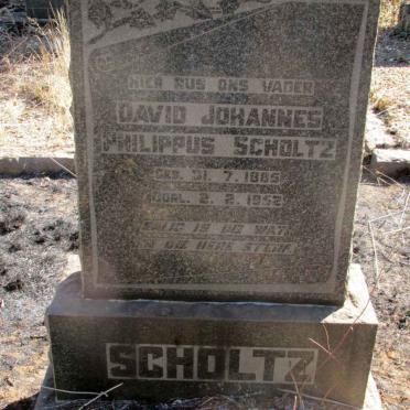 SCHOLTZ David Johannes Philippus 1885-1952