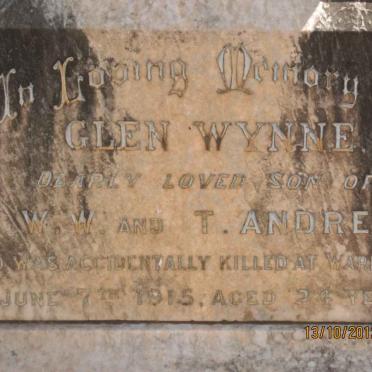 ANDREW Glen Wynne -1915