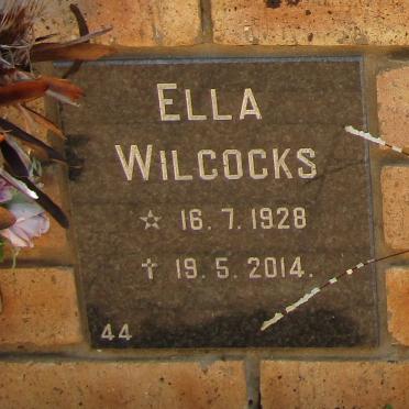 WILCOCKS Ella 1928-2014