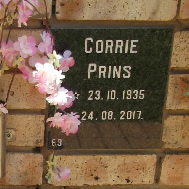PRINS Corrie 1935-2017