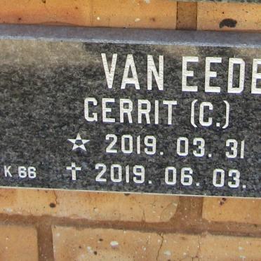 EEDEN C., van 2019-2019