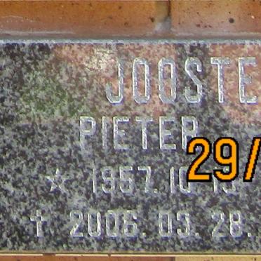 JOOSTE Pieter 1957-2006