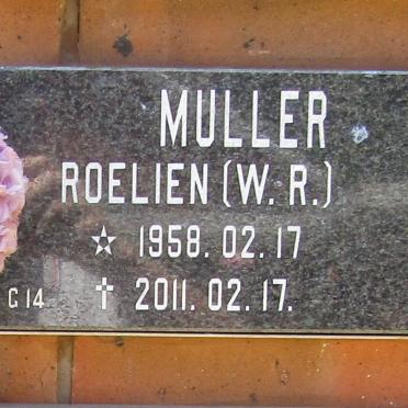 MULLER W.R. 1958-2011