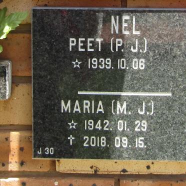 NEL P.J. 1939- &amp; M.J. 1942-2018