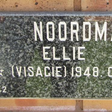 NOORDMAN Ellie nee VISAGIE 1948-