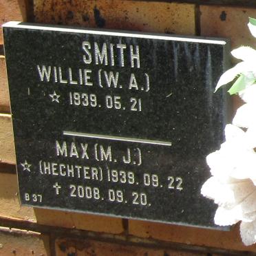SMITH W.A. 1939 - en M.J. HECHTER 1939-2008
