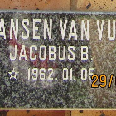 VUUREN Jacobus B., Jansen van 1962-