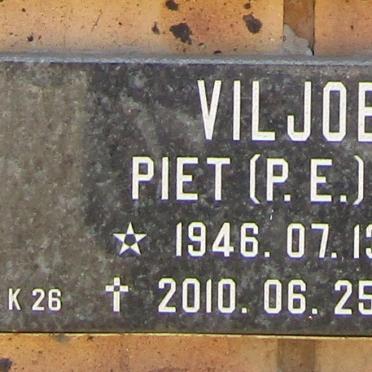 VILJOEN P.E. 1946-2010