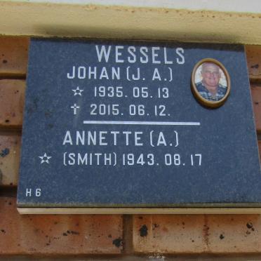 WESSELS J.A. 1935-2015 &amp;  A. SMITH 1943-