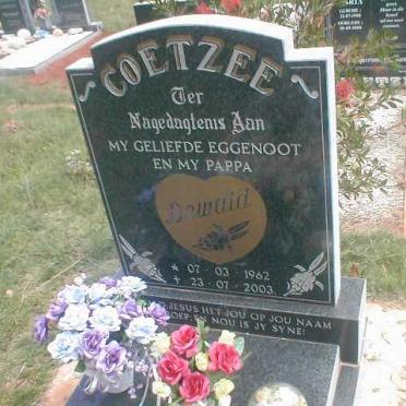 COETZEE Dewald 1962-2003