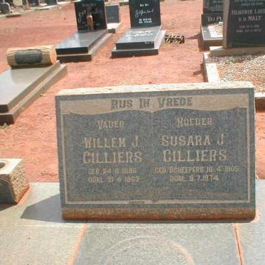 CILLIERS Willem J. 1896-1962 &amp; Susara J. SCHEEPERS 1905-1974