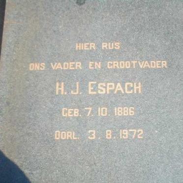 ESPACH H.J. 1886-1972