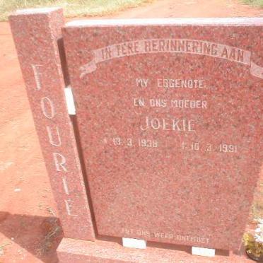 FOURIE Joekie 1938-1991