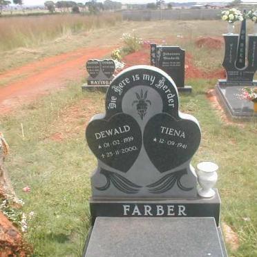 FARBER Dewald 1939-2000 &amp; Tiena 1941-