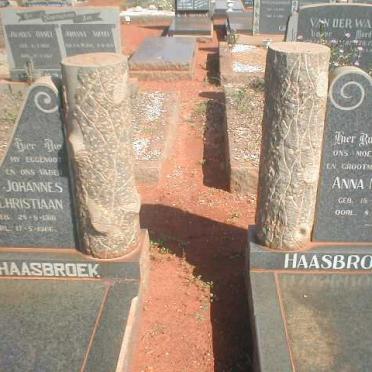 HAASBROEK Johannes Christiaan 1910-1966 &amp; Anna M.E. 1911-1975