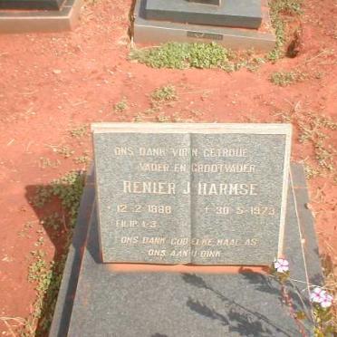 HARMSE Renier J. 1888-1973