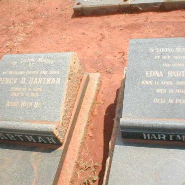 HARTMAN Percy D. 1895-1961 &amp; Edna 1901-1970