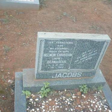 JACOBS Helmon Christian Bernardus 1910-1984
