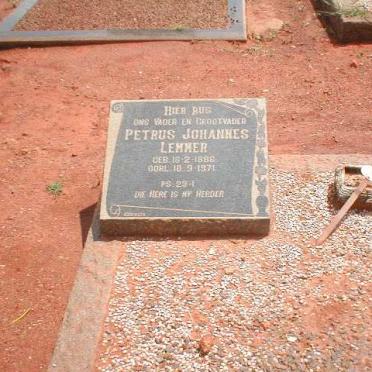 LEMMER Petrus Johannes 1886-1971