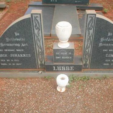 LUBBE Hendrik Johannes 1913-1977 &amp; Consulara 1921-1977