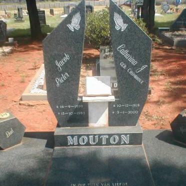 MOUTON Jacob Pieter 1899-1983 &amp; Catharina J. CROMHOUT 1918-2000