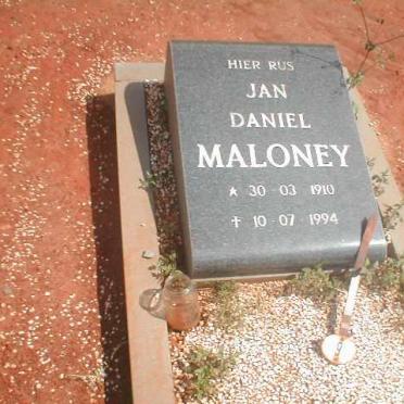 MALONEY Jan Daniel 1910-1994