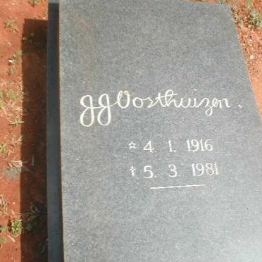 OOSTHUIZEN J.J. 1916-1981