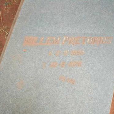 PRETORIUS Willem 1895-1976