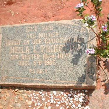 PRINSLOO Heila L. nee BESTER 1877-1963